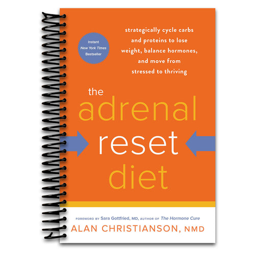 The Adrenal Reset Diet: Strategically Cycle Carbs and Proteins to Lose Weight, Balance Hormones, and Move from Stressed to Thriving (Spiral bound) Happy Coil spiral bound book