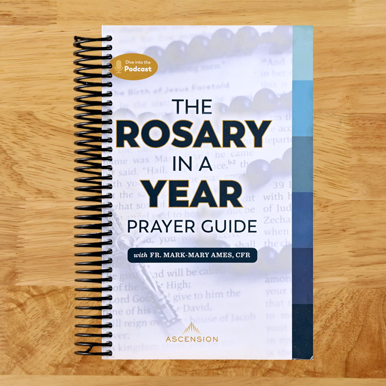 The Rosary in a Year Prayer Guide (Spiral bound) Happy Coil spiral bound book