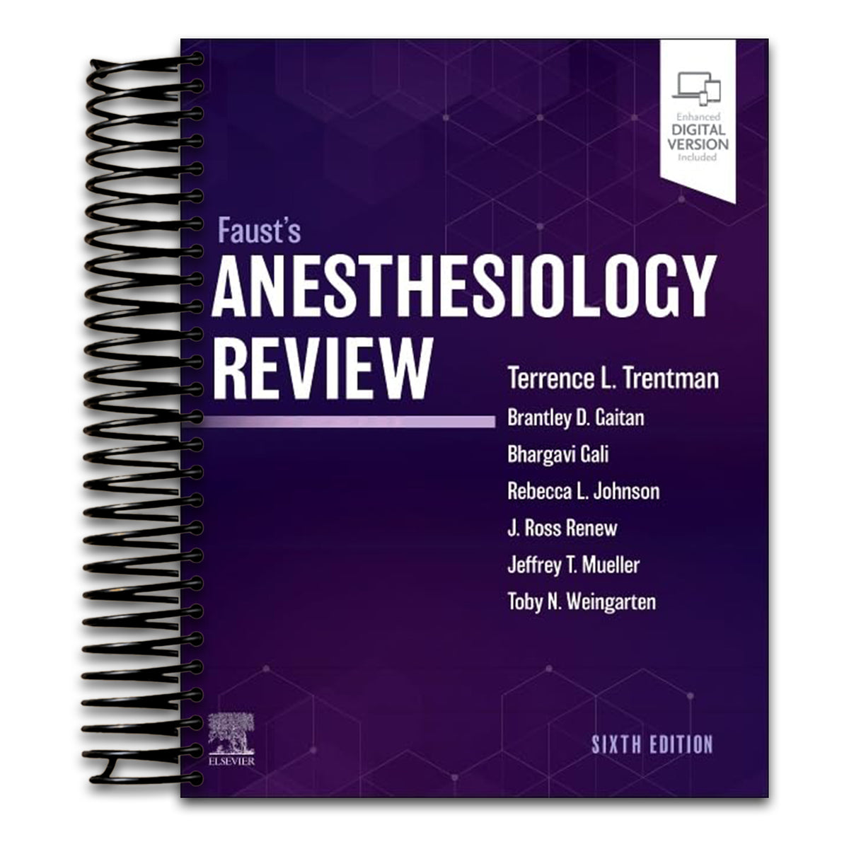 Faust's Anesthesiology Review (Spiral bound) Happy Coil spiral bound book