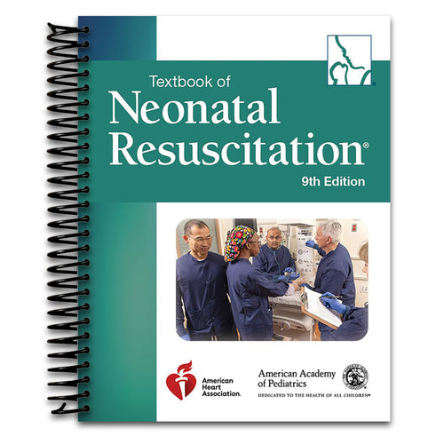 Textbook of Neonatal Resuscitation (NRP) (Spiral bound) Happy Coil spiral bound book