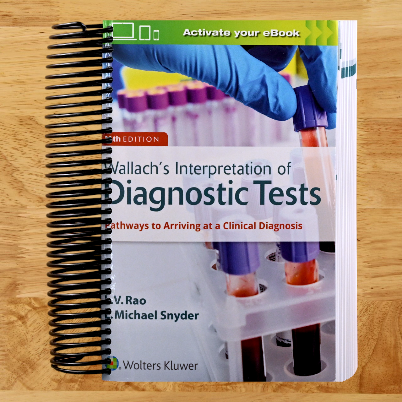 Wallach's Interpretation of Diagnostic Tests (Spiral bound) Happy Coil spiral bound book