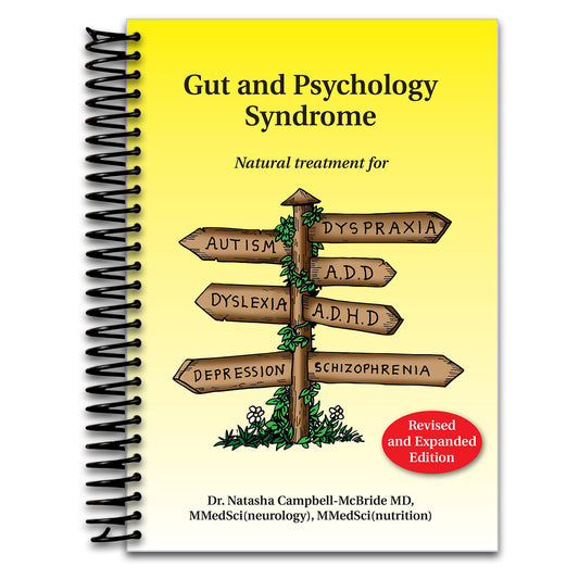 Gut and Psychology Syndrome: Natural Treatment for Autism, Dyspraxia, A.D.D., Dyslexia, A.D.H.D., Depression, Schizophrenia   (Spiral bound)