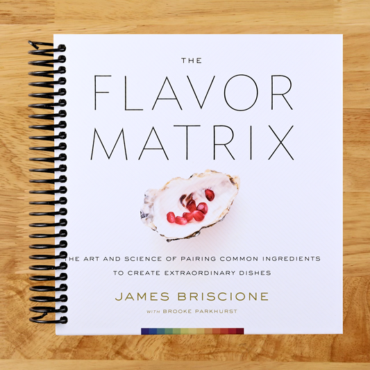 The Flavor Matrix: A Science-Based Guide to Pairing Ingredients for Creative Cooking, with Charts, Data, and Recipes (Spiral bound) Happy Coil spiral bound book