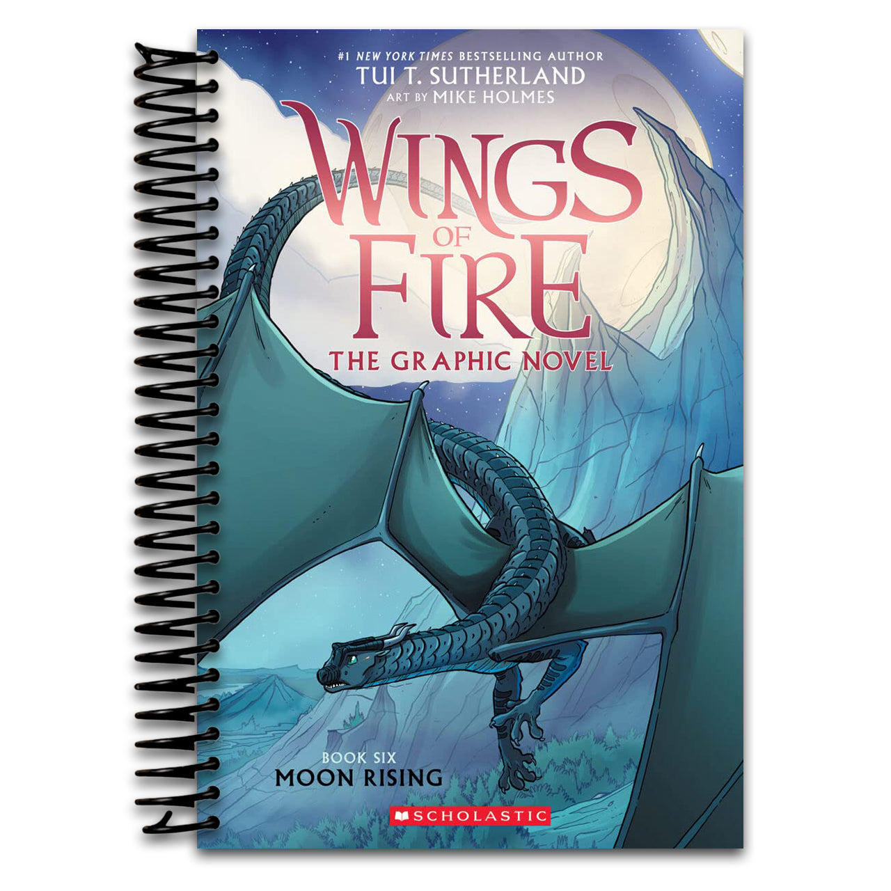 Moon Rising: A Graphic Novel (Wings of Fire Graphic Novel #6) (6) (Spiral bound) Happy Coil spiral bound book