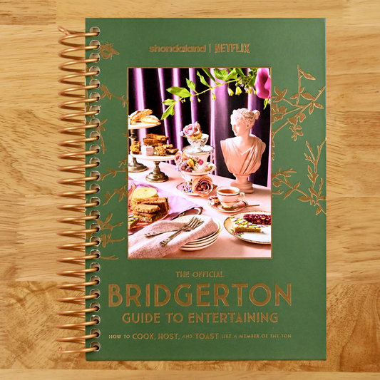 The Official Bridgerton Guide to Entertaining: How to Cook, Host, and Toast Like a Member of the Ton: A Cookbook (Spiral bound) Happy Coil spiral bound book