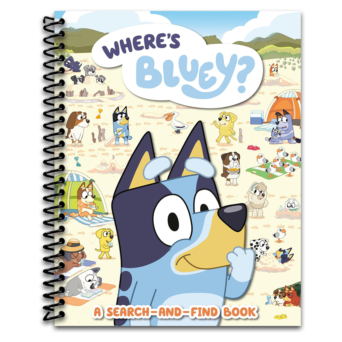 Where's Bluey?: A Search-and-Find Book   (Spiral bound)