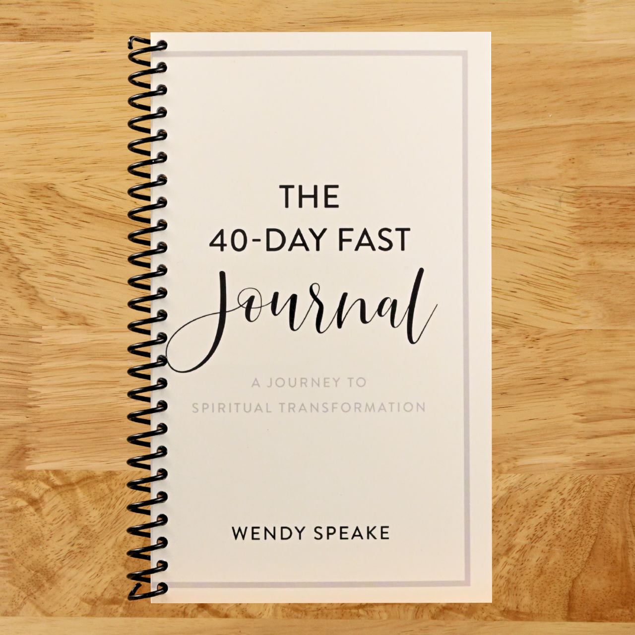 The 40-Day Fast Journal: A Journey to Spiritual Transformation (A Guided Journaling Companion Workbook) (Spiral bound) Happy Coil spiral bound book