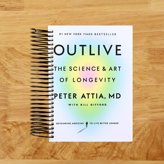 Outlive: The Science and Art of Longevity (Spiral bound) Happy Coil spiral bound book