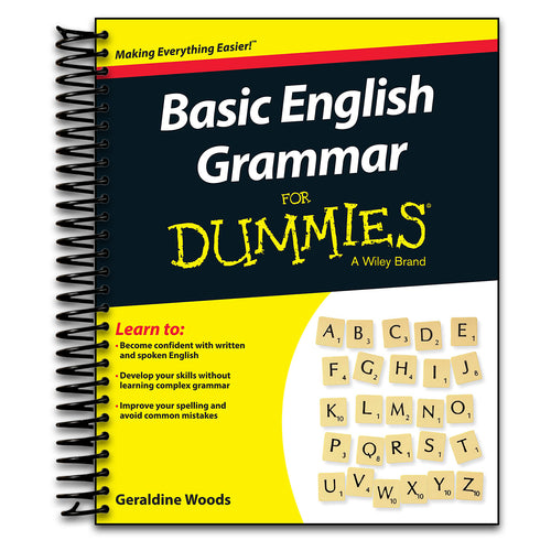 Basic English Grammar For Dummies - US, US Edition (For Dummies (Language & Literature))   (Spiral bound)