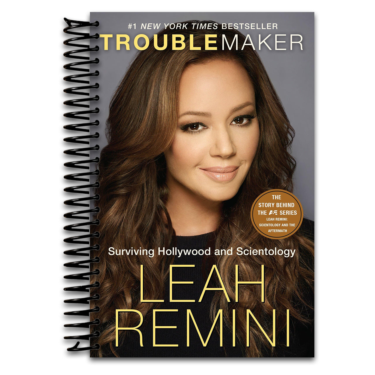 Troublemaker: Surviving Hollywood and Scientology (Spiral bound) Happy Coil spiral bound book