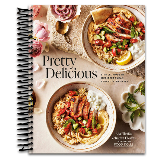 Pretty Delicious: Simple, Modern Mediterranean, Served with Style: A Cookbook   (Spiral bound)