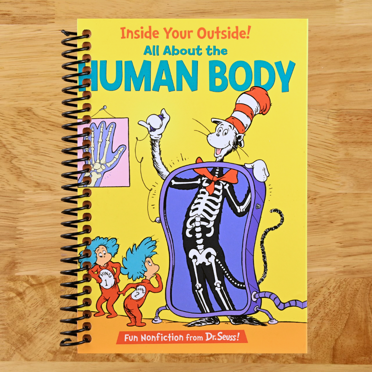Inside Your Outside! All About the Human Body (The Cat in the Hat's Learning Library) (Spiral bound) Happy Coil spiral bound book