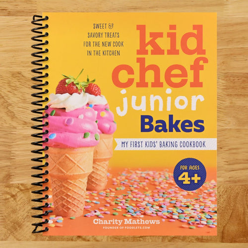 Kid Chef Junior Bakes: My First Kids Baking Cookbook (Spiral bound) Happy Coil spiral bound book