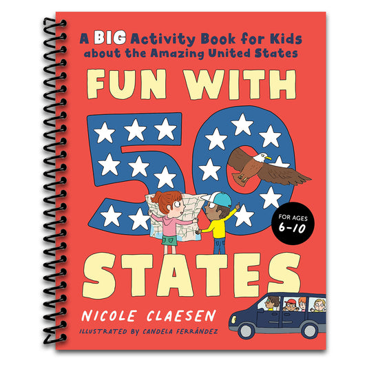 Fun with 50 States: A Big Activity Book for Kids about the Amazing United States