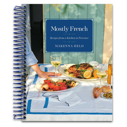 Mostly French: Recipes from a Kitchen in Provence (A Cookbook) (Spiral bound) Happy Coil spiral bound book