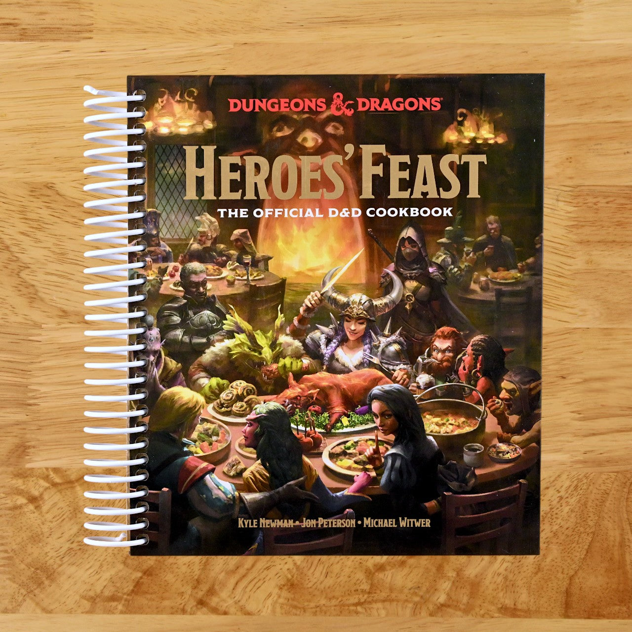 Heroes' Feast (Dungeons & Dragons): The Official D&D Cookbook (Spiral bound) Happy Coil spiral bound book