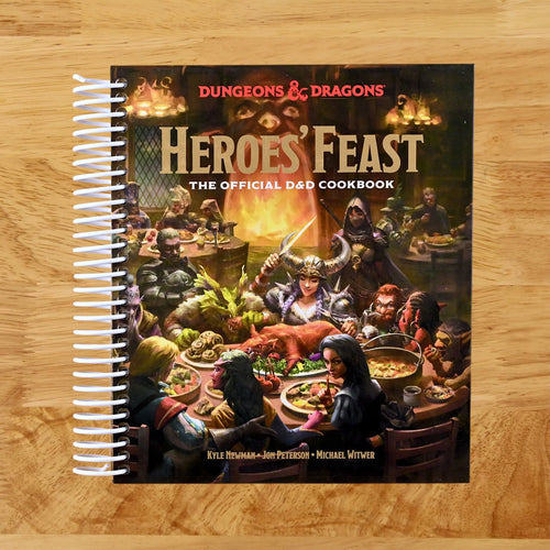 Heroes' Feast (Dungeons & Dragons): The Official D&D Cookbook (Spiral bound) Happy Coil spiral bound book