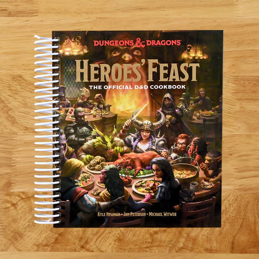 Heroes' Feast (Dungeons & Dragons): The Official D&D Cookbook (Spiral bound) Happy Coil spiral bound book