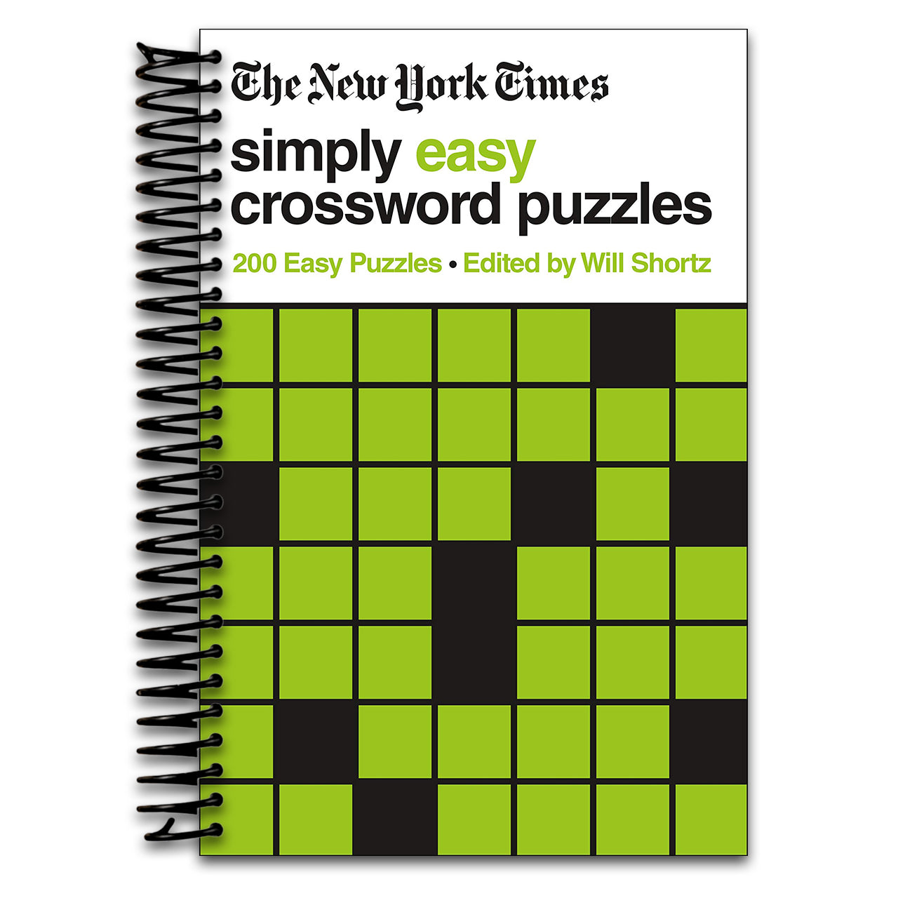 New York Times Simply Easy Crossword Puzzles (Spiral bound) Happy Coil spiral bound book