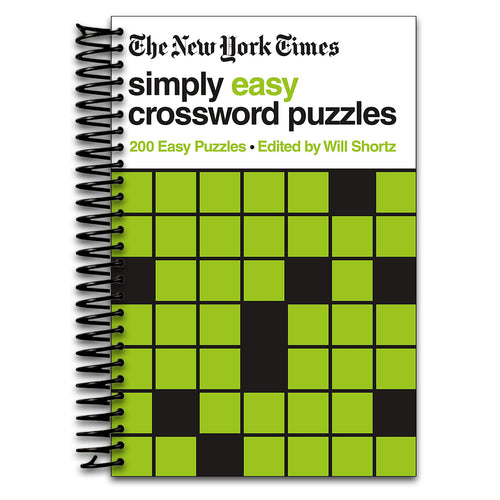 New York Times Simply Easy Crossword Puzzles (Spiral bound) Happy Coil spiral bound book