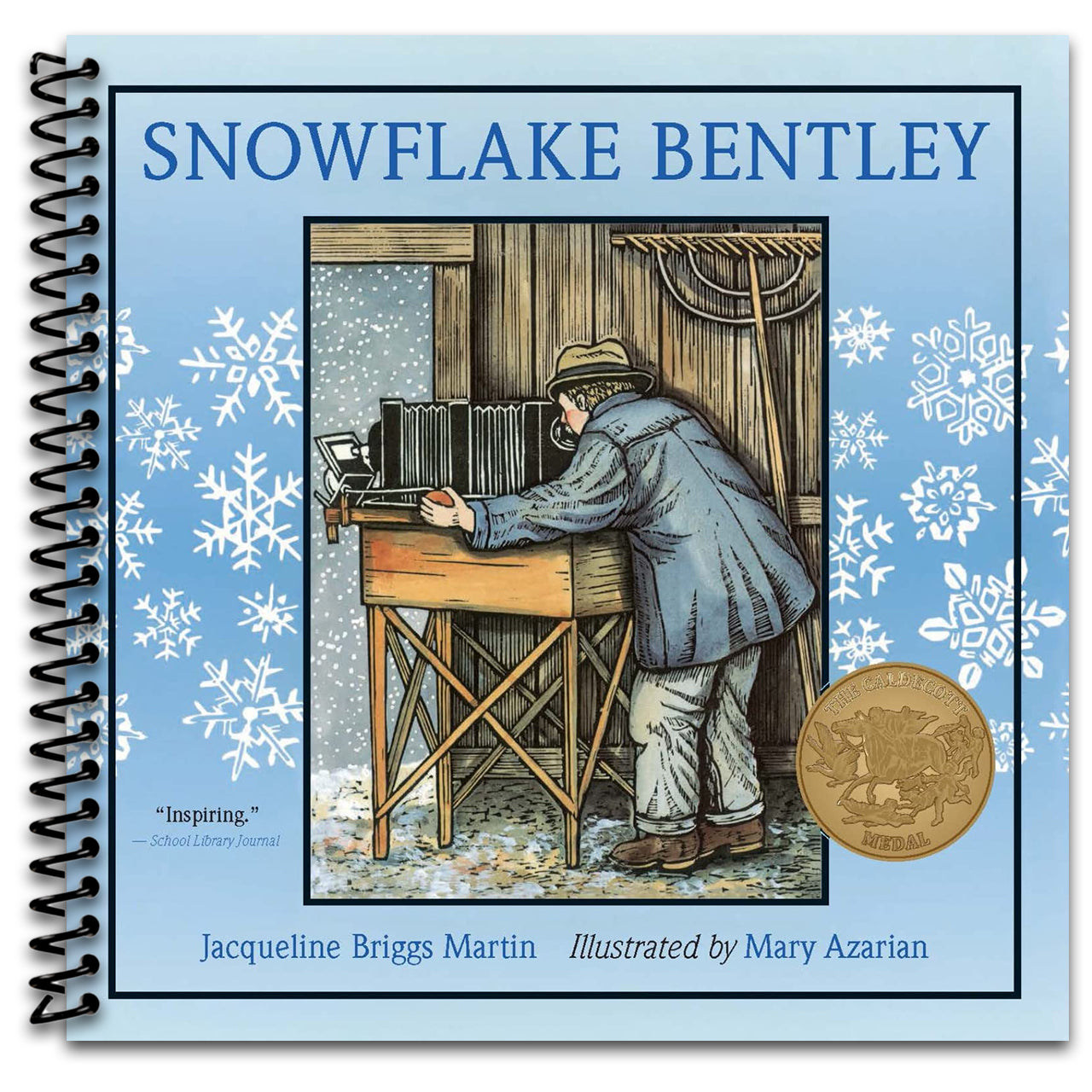 Snowflake Bentley: An Inspiring True Story About Snowflakes and Curiosity for Children (Ages 4–8)   (Spiral bound)