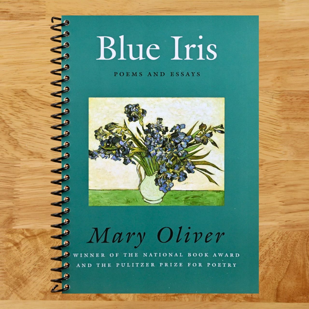 Blue Iris: Poems and Essays (Spiral bound) Happy Coil spiral bound book