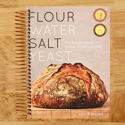 Flour Water Salt Yeast: The Fundamentals of Artisan Bread and Pizza [A Cookbook] (Spiral bound) Happy Coil spiral bound book