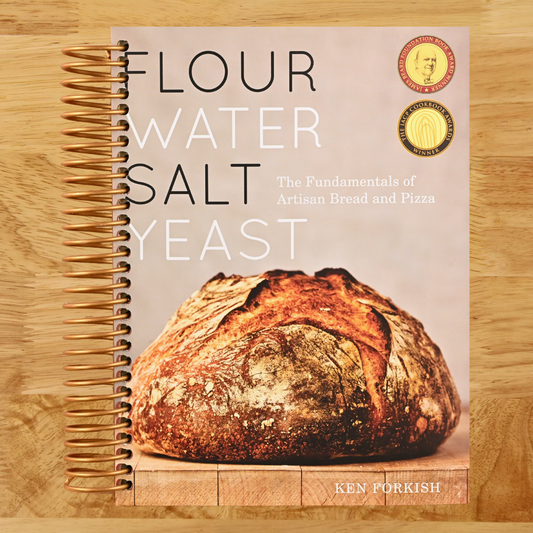 Flour Water Salt Yeast: The Fundamentals of Artisan Bread and Pizza [A Cookbook] (Spiral bound) Happy Coil spiral bound book