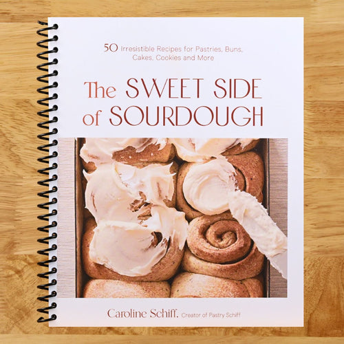 The Sweet Side of Sourdough: 50 Irresistible Recipes for Pastries, Buns, Cakes, Cookies and More (Spiral bound) Happy Coil spiral bound book