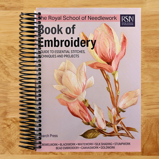 The Royal School of Needlework Book of Embroidery: A Guide To Essential Stitches, Techniques And Projects (Spiral bound) Happy Coil spiral bound book