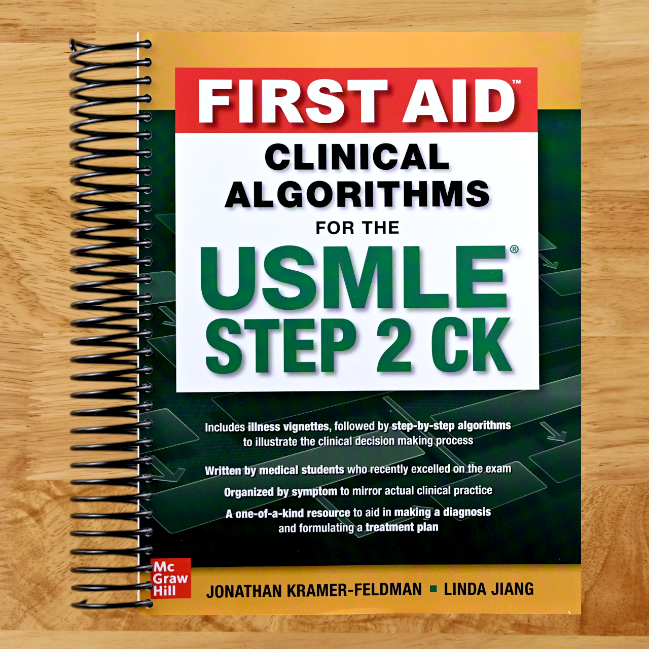First Aid Clinical Algorithms for the USMLE Step 2 CK (Spiral bound) Happy Coil spiral bound book