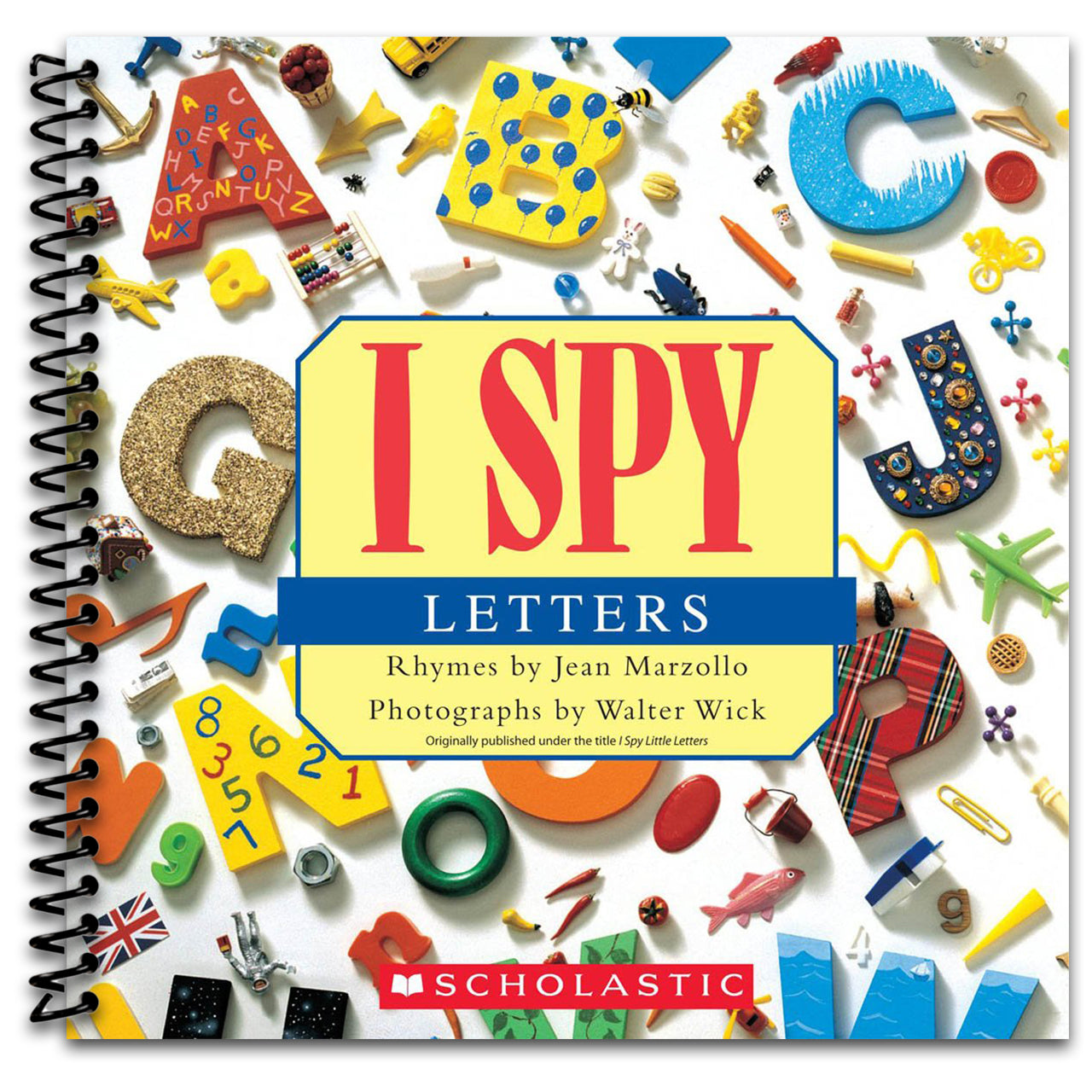 I Spy Letters   (Spiral bound)