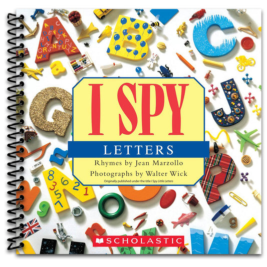 I Spy Letters   (Spiral bound)