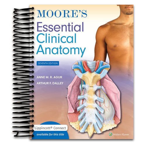 Moore's Essential Clinical Anatomy (Lippincott Connect) (Spiral bound) Happy Coil spiral bound book