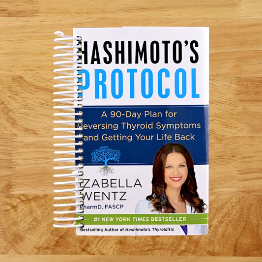 Hashimoto's Protocol: A Groundbreaking Prescription to Reverse Symptoms, Heal Autoimmune Damage, and Reclaim Your Life with Personalized Detox Plans, Nourishing Recipes, and Proven Treatment (Spiral bound) Happy Coil spiral bound book
