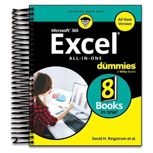 Microsoft 365 Excel All-in-One For Dummies (For Dummies: Learning Made Easy)   (Spiral bound)