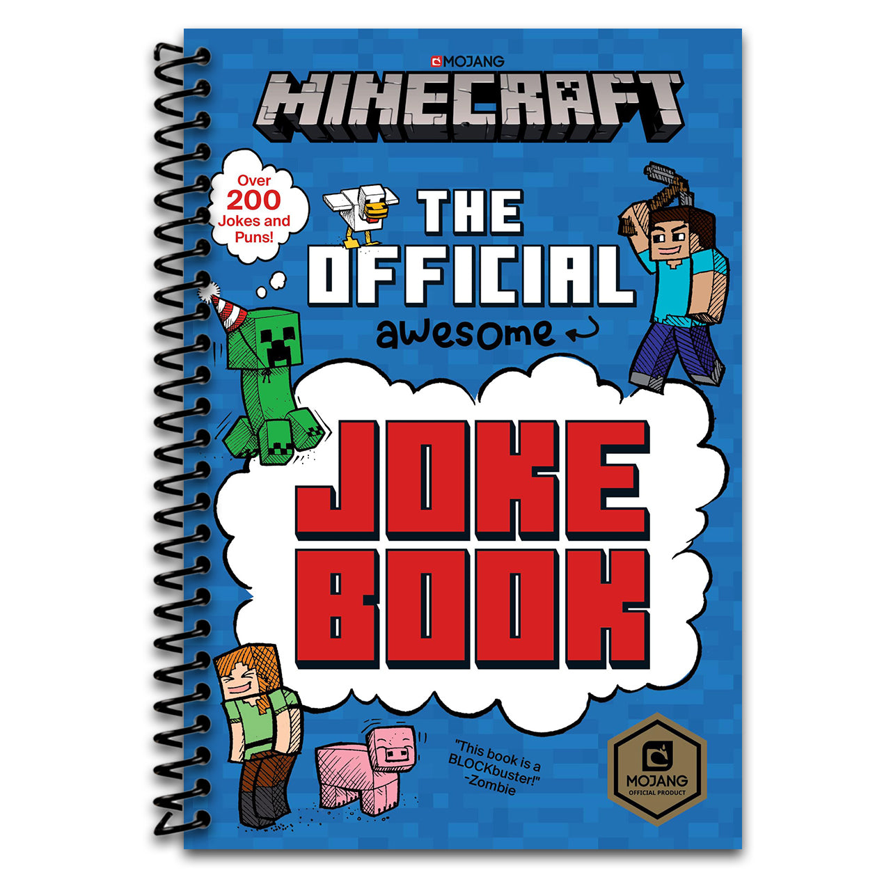 Minecraft: The Official Joke Book (Minecraft)   (Spiral bound)