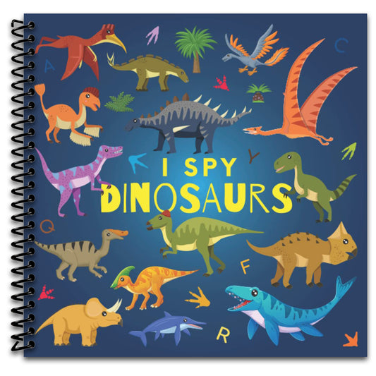 I Spy Dinosaurs: A Fun Guessing Game Picture Book for Kids Ages 2-5, Toddlers and Kindergartners ( Picture Puzzle Book for Kids ) (I Spy Books for Kids)  (Spiral bound)