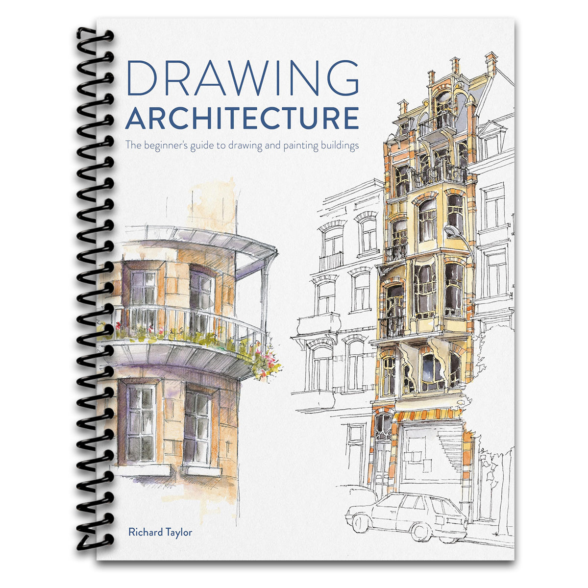 Drawing Architecture: The beginner's guide to sketching architecture (Spiral bound) Happy Coil spiral bound book