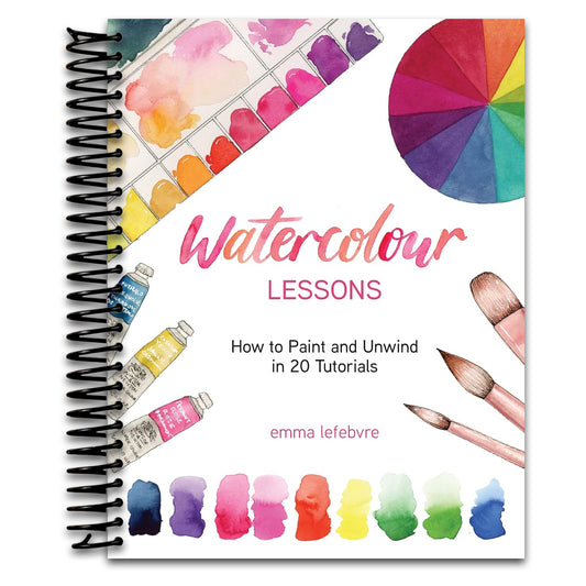 Watercolour Lessons: How to Paint and Unwind in 20 Tutorials (How to paint with watercolours for beginners)