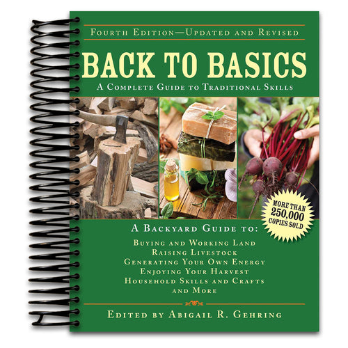 Back to Basics: A Complete Guide to Traditional Skills (Back to Basics Guides) (Spiral bound) Happy Coil spiral bound book