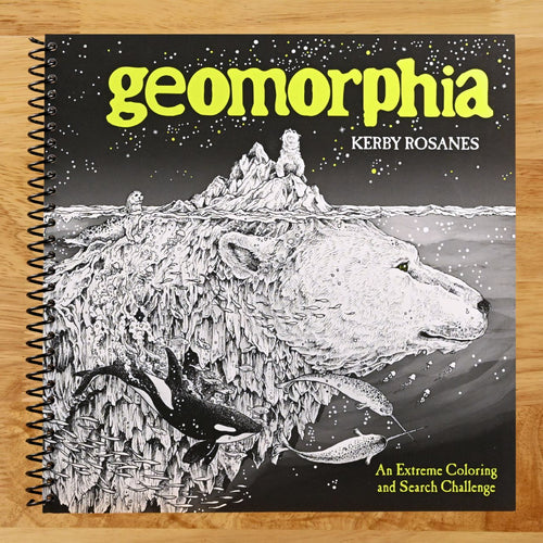 Geomorphia: An Extreme Coloring and Search Challenge (Spiral bound) Happy Coil spiral bound book
