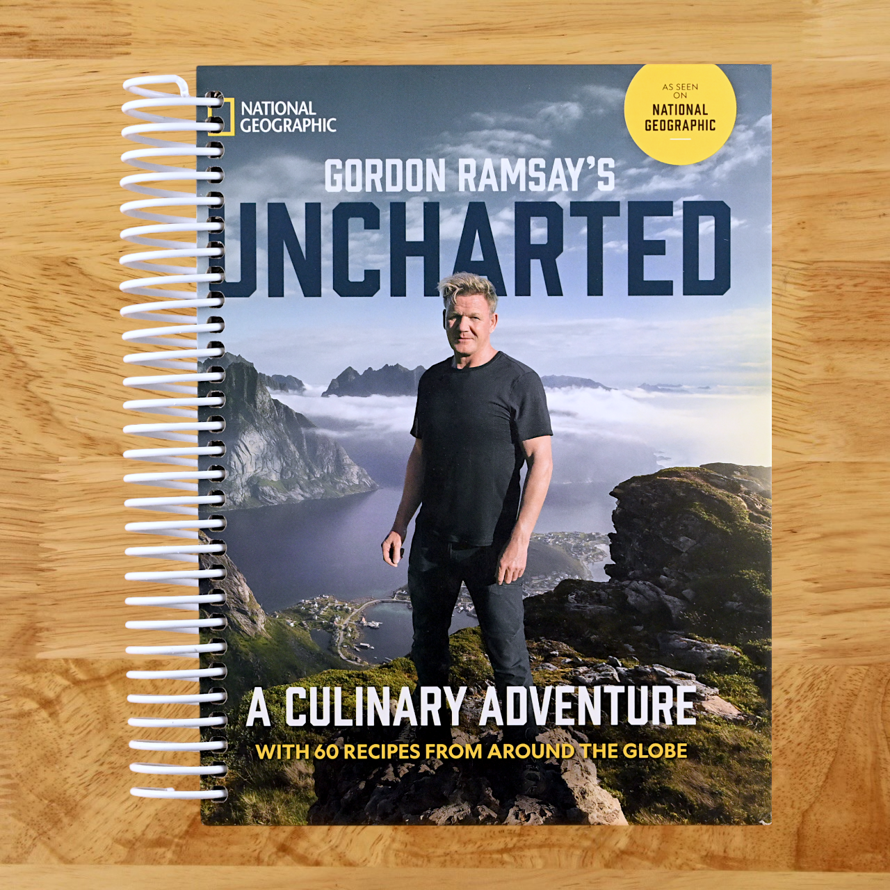 Gordon Ramsay's Uncharted: A Culinary Adventure With 60 Recipes From Around the Globe (Spiral bound) Happy Coil spiral bound book