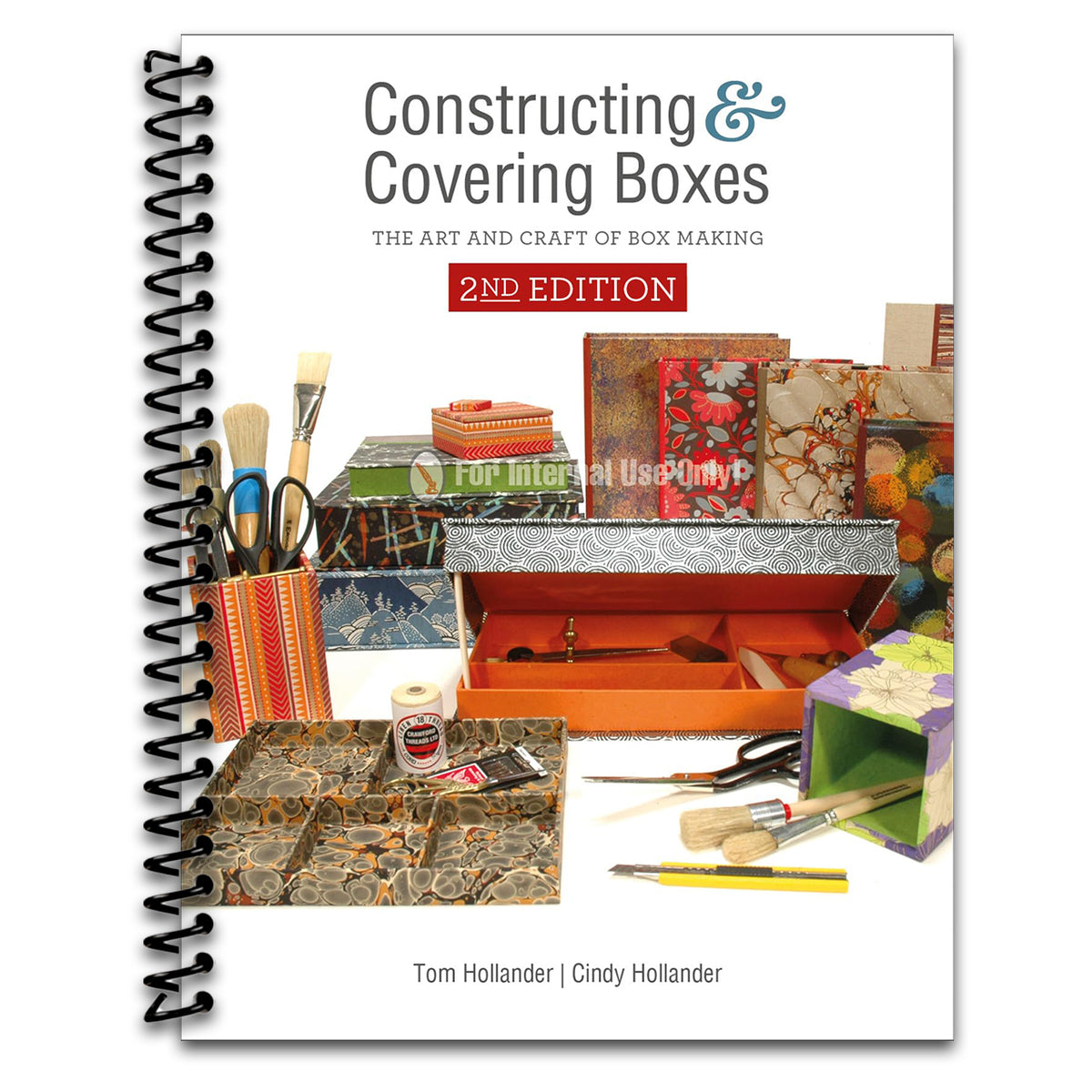 Constructing and Covering Boxes: The Art and Craft of Box Making (Spiral bound) Happy Coil spiral bound book