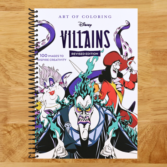 Art of Coloring: Disney Villains   (Spiral bound)