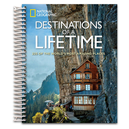 Destinations of a Lifetime: 225 of the World's Most Amazing Places   (Spiral bound)