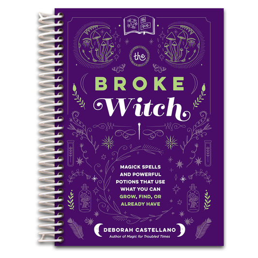 The Broke Witch: Magick Spells and Powerful Potions that Use What You Can Grow, Find, or Already Have   (Spiral bound)