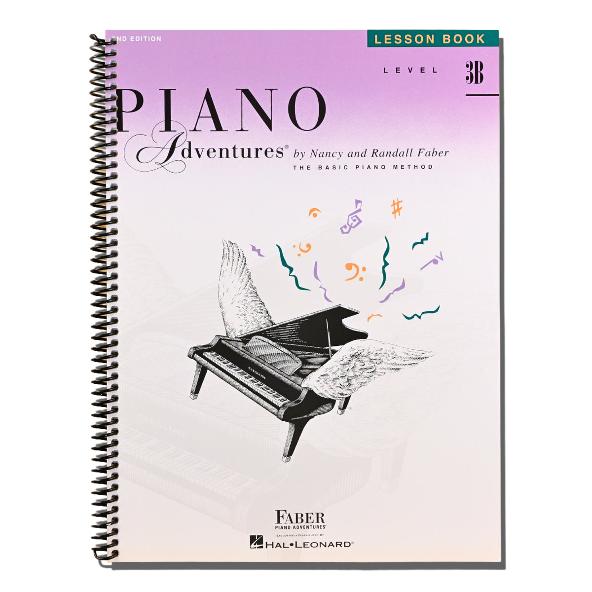 Piano Adventures: Lesson Book - Level 3B, 2nd Edition | Early Intermediate Piano Method Book for Kids and Adults | Piano Sheet Music to Learn Triads Scales Chords and Rhythm | Faber Piano Book   (Spiral bound)