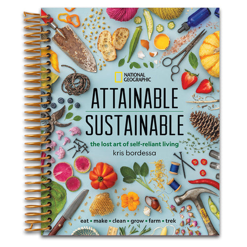 Attainable Sustainable: The Lost Art of Self-Reliant Living (Spiral bound) Happy Coil spiral bound book