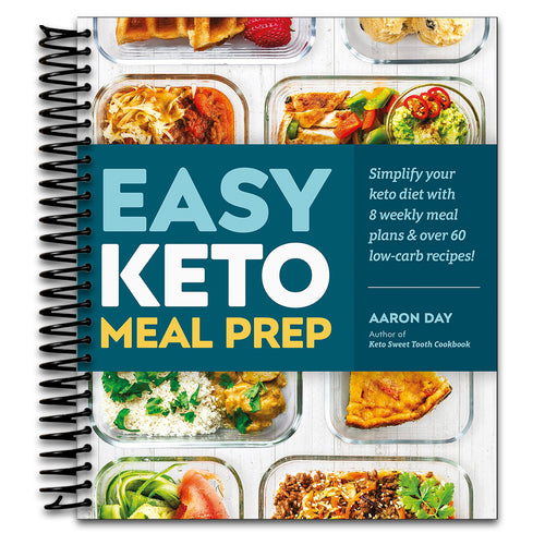 Easy Keto Meal Prep: Simplify Your Keto Diet with 8 Weekly Meal Plans and 60 Delicious Recipes (Spiral bound) Happy Coil spiral bound book